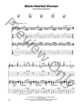 Black Hearted Woman Guitar and Fretted sheet music cover